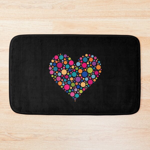 Item preview, Rainbow Colorful Polka Dots Heart Art International Dot Day Love designed and sold by Creative Spark.