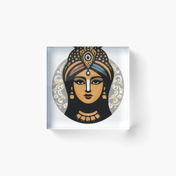Item preview, Indian woman artwork Indra designed and sold by Ghost-Aakash488.