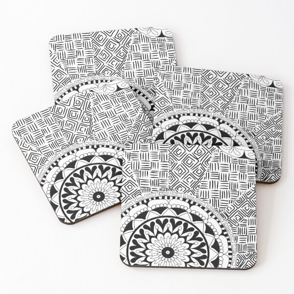 Item preview, Zentangle mandala designed and sold by Mohes-art.