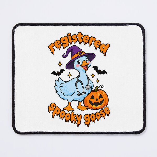 Item preview, Spooky Goose Witch Stethoscope Halloween Nurse designed and sold by chattsuede.