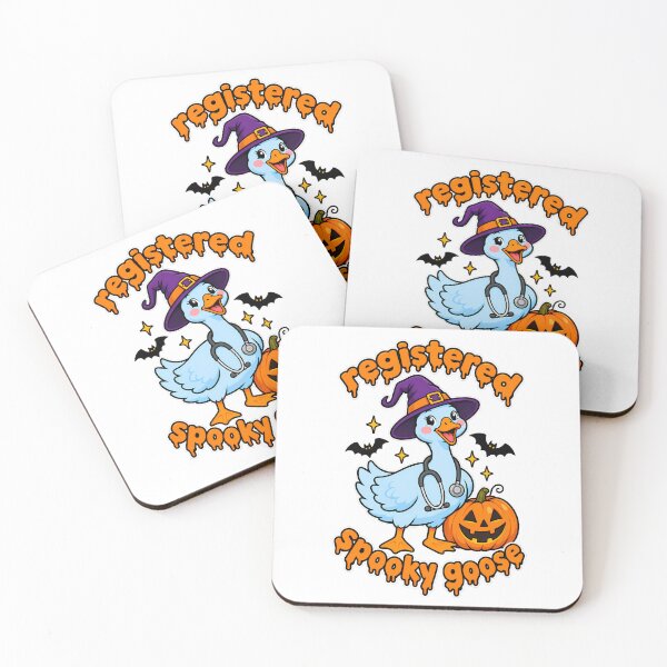 Item preview, Spooky Goose Witch Stethoscope Halloween Nurse designed and sold by chattsuede.