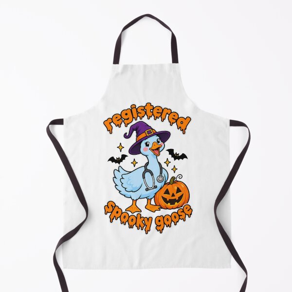 Item preview, Spooky Goose Witch Stethoscope Halloween Nurse designed and sold by chattsuede.
