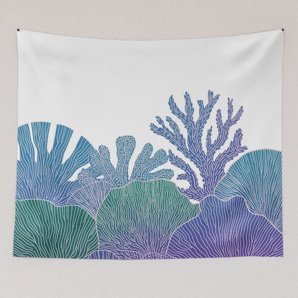 Item preview, Coastal Ocean Coral Shell Botanical Pattern designed and sold by NatArtSA.