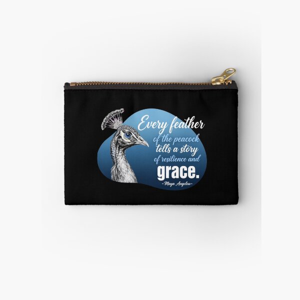 Item preview, Every Feather Of The Peacock Tells A Story Of Resilience And Grace - Maya Angelou designed and sold by Vibe-Vary.