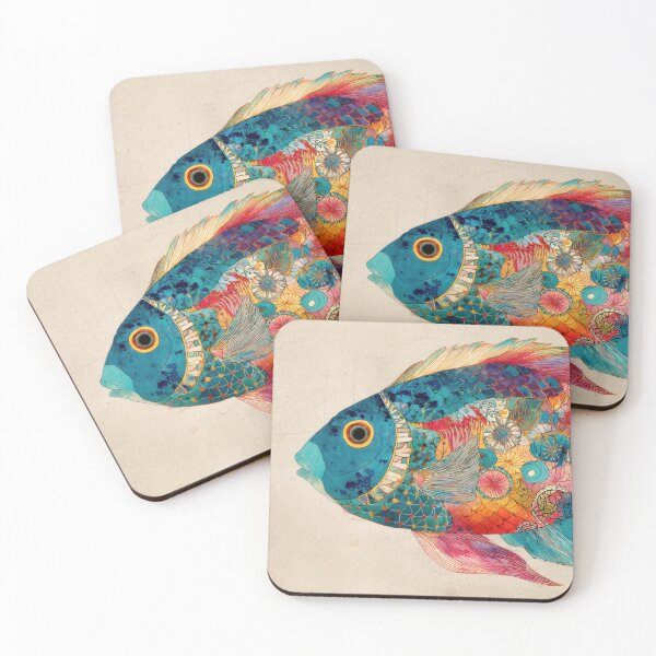 Item preview, Colorful fish with detailed patterns designed and sold by anytka.