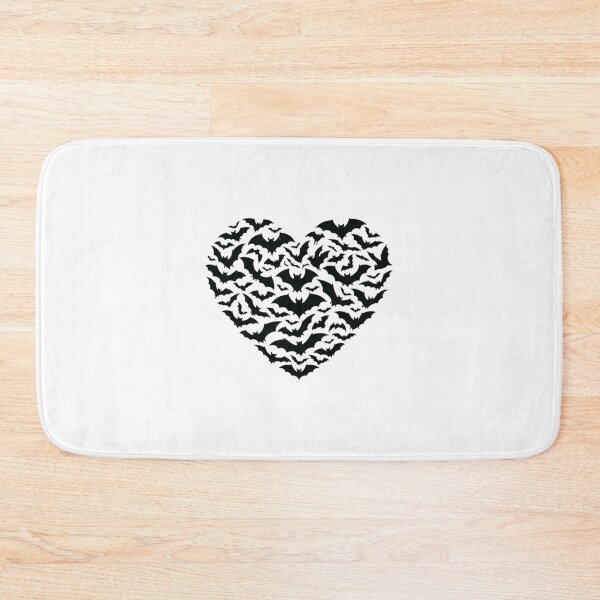 Item preview, Flying Bats Heart, Halloween Spooky Bat Swarm designed and sold by CloudyPress.