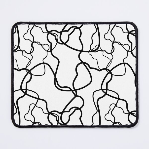 Item preview, Abstract Line Art Gummy Bear Pattern. Minimalist Doodle. Light Mode designed and sold by AnnaDesertArt.