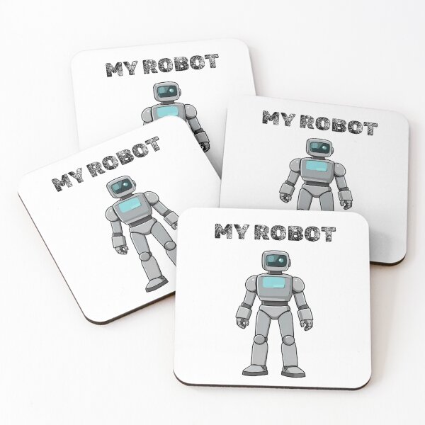 Item preview, Cute Sci Fi Robot Illustration designed and sold by Inka Moon Design.