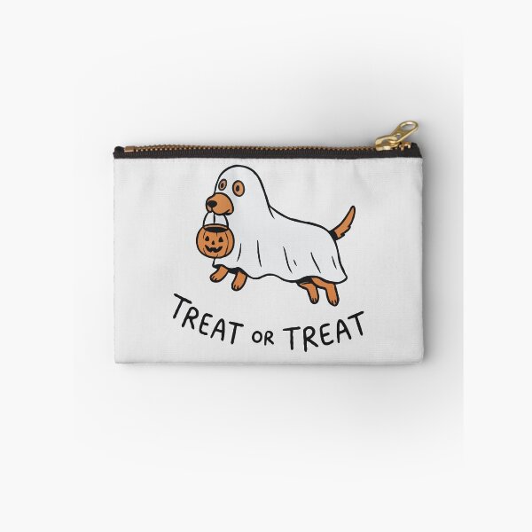 Item preview, Ghost Dog Pumpkin Bucket Treat Or Treat designed and sold by Gkinoki.