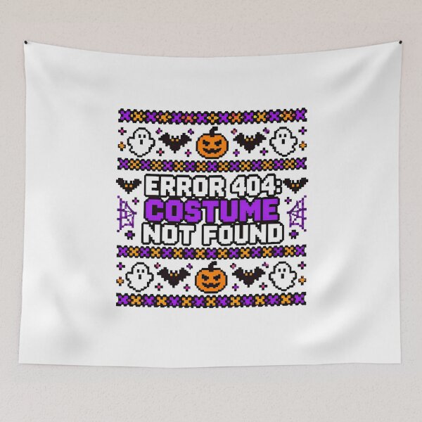 Item preview, 404 Costume Pixel Art Error Halloween Geek designed and sold by chattsuede.