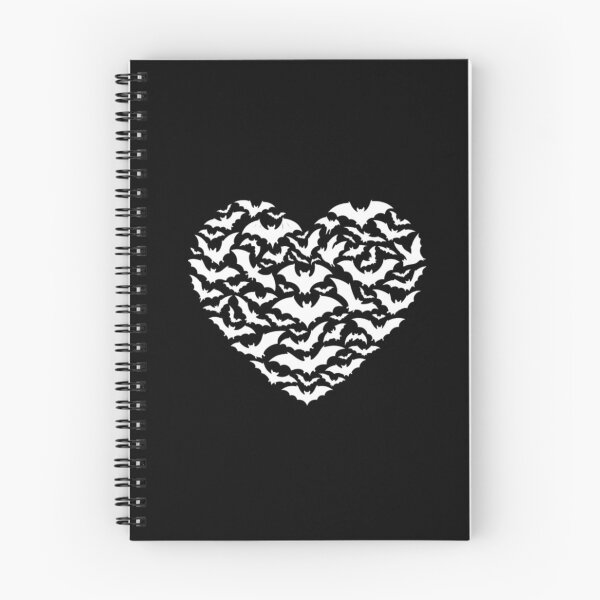 Item preview, Flying Bats Heart, Halloween Spooky Bat Swarm designed and sold by CloudyPress.