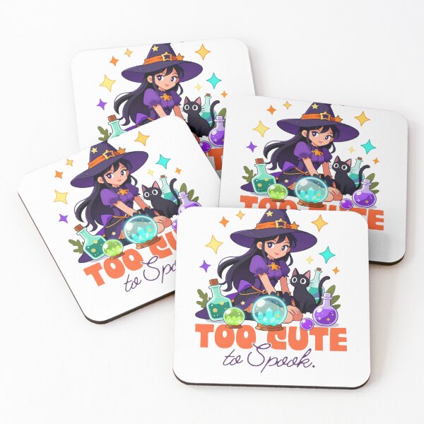 Item preview, "Too Cute to Spook - Adorable Witch Design" designed and sold by ShopTwentyFour.