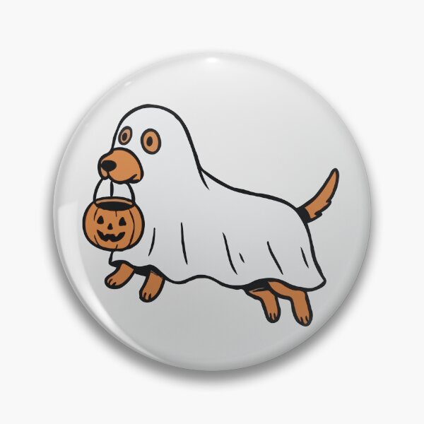 Item preview, Ghost Dog Pumpkin Bucket designed and sold by Gkinoki.