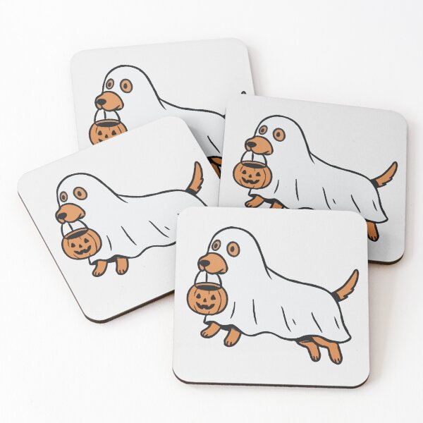 Item preview, Ghost Dog Pumpkin Bucket designed and sold by Gkinoki.