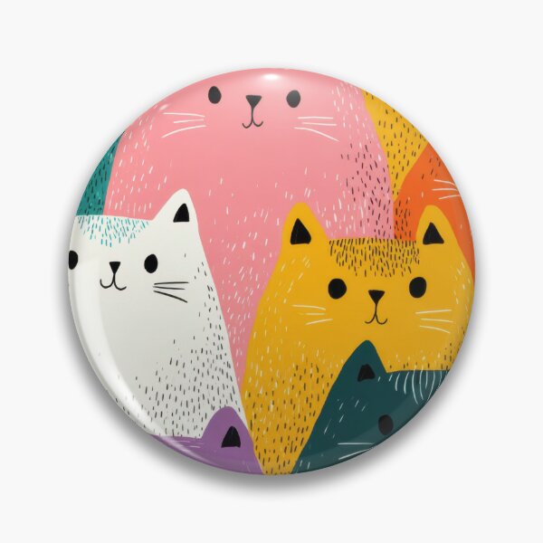 Item preview, Colorful cats grouped together designed and sold by anytka.