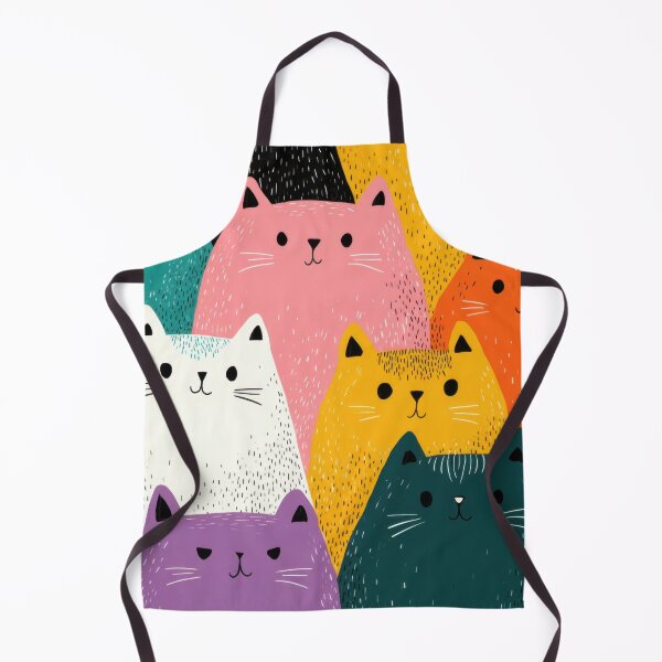 Item preview, Colorful cats grouped together designed and sold by anytka.