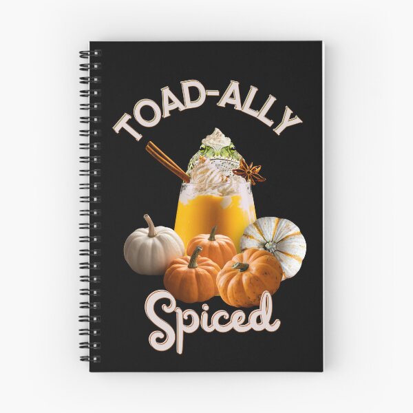 Item preview, Toad-ally Spiced | Funny Pumpkin Spice Toad Pun | Light Ink Edition designed and sold by SunandShade.