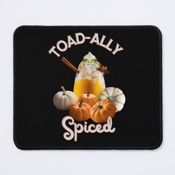 Item preview, Toad-ally Spiced | Funny Pumpkin Spice Toad Pun | Light Ink Edition designed and sold by SunandShade.