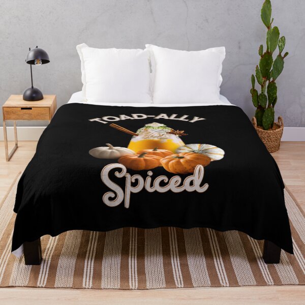 Item preview, Toad-ally Spiced | Funny Pumpkin Spice Toad Pun | Light Ink Edition designed and sold by SunandShade.