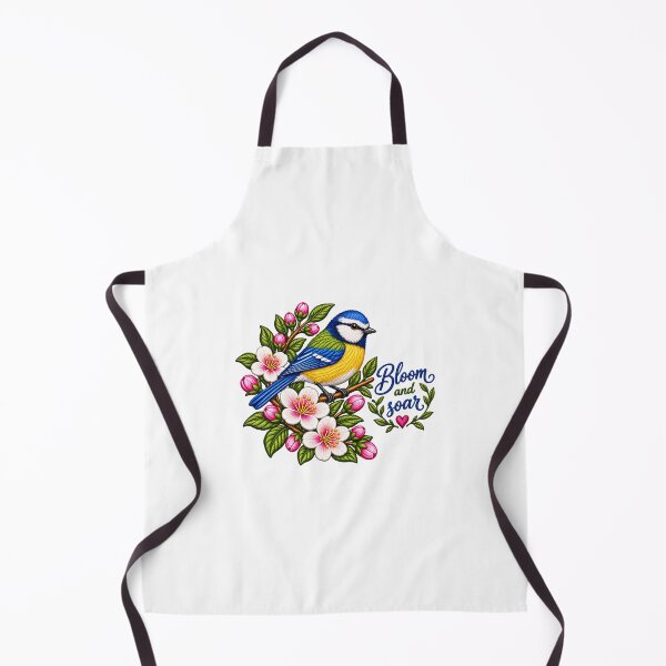 Item preview, Colourful Sparrow on flowers twigs, Cherry Blossom Bloom and soar designed and sold by SABEHAT.