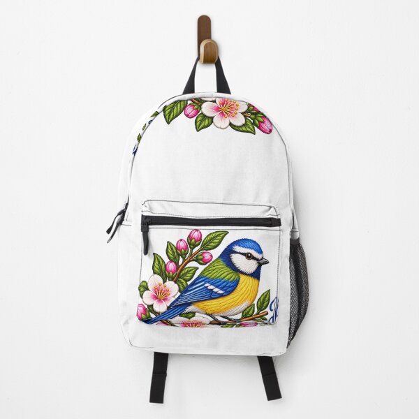 Item preview, Colourful Sparrow on flowers twigs, Cherry Blossom Bloom and soar designed and sold by SABEHAT.