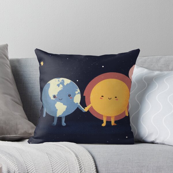 Item preview, Earth and sun holding hands in space designed and sold by anytka.