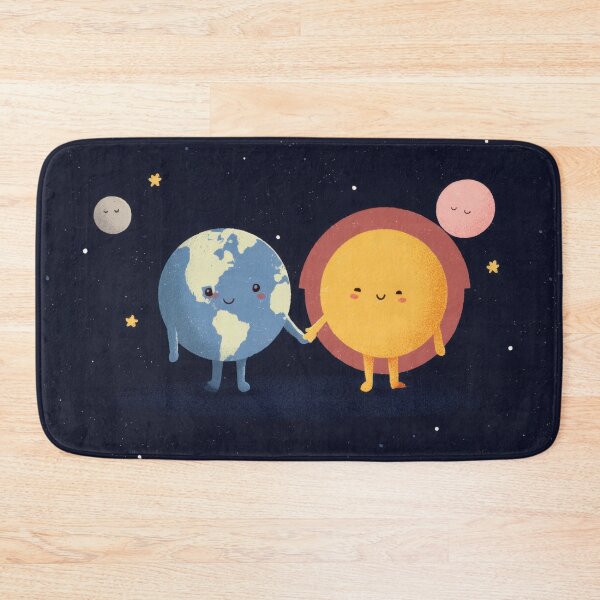 Item preview, Earth and sun holding hands in space designed and sold by anytka.