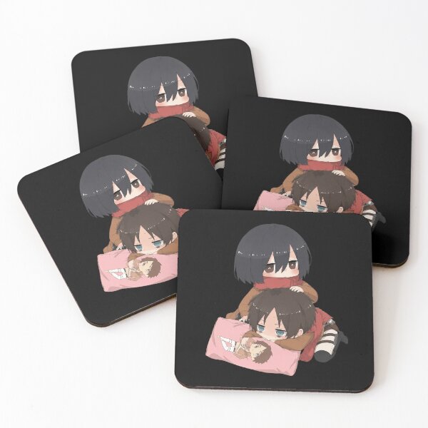 Item preview, Mikasa And Eren Chibi designed and sold by CharlieBurrell.