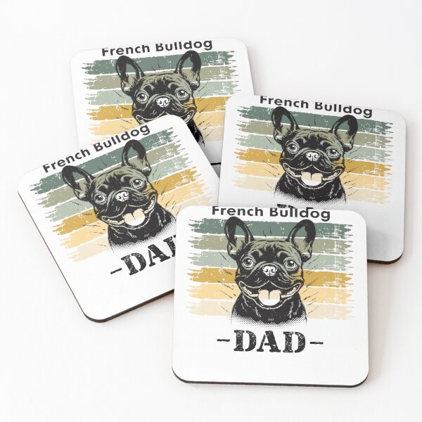 Item preview, french bulldog dad vintage distressed dog father saying designed and sold by DariaOltes.