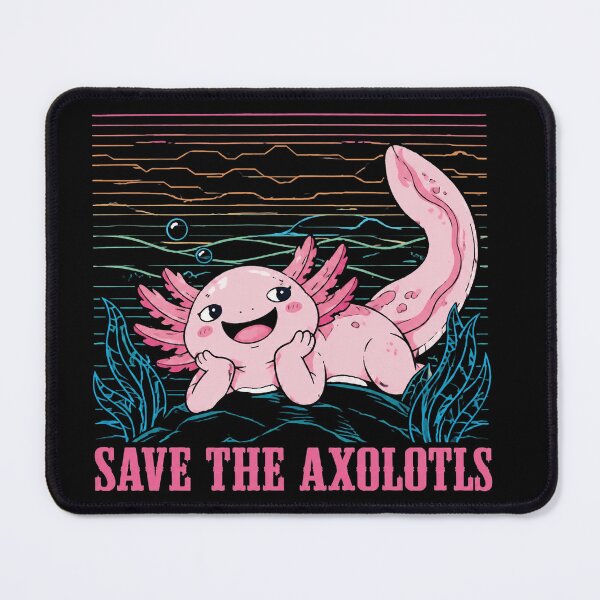 Item preview, Save The Axolotls Cute designed and sold by ClaireCum.