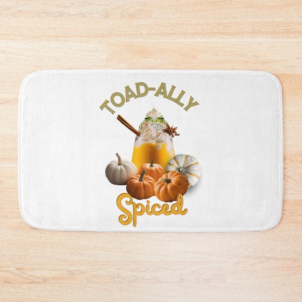 Item preview, Toad-ally Spiced | Funny Pumpkin Spice Toad Pun | Dark Ink Edition designed and sold by SunandShade.