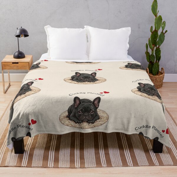 Artikelvorschau, Süßer schwarzer Frenchie zum Kuscheln bitte entworfen und verkauft von The-NOKU-Co.