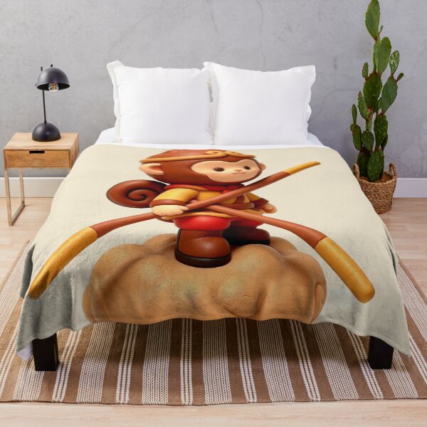 Artikelvorschau, Cute Claymation Sun Wukong Dual Golden Staffs entworfen und verkauft von DigArtis.