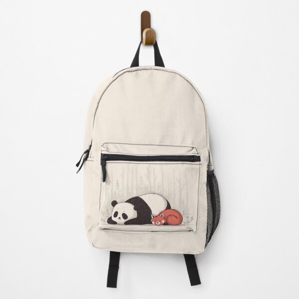 Item preview, Panda and fox resting in the forest designed and sold by anytka.