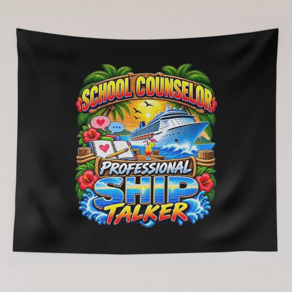 Item preview, School Counselor Professional Ship Talker Cruise Vacation designed and sold by fungear.