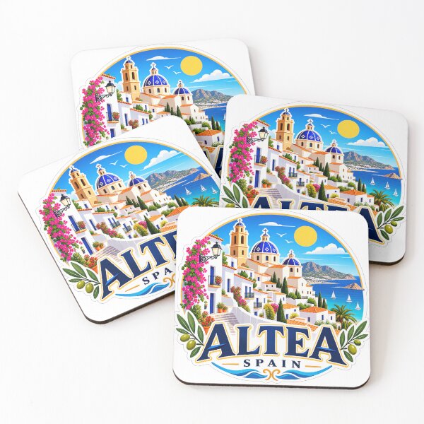 Item preview, Altea Spain – Mediterranean White Village Travel Art designed and sold by ChicClicker.
