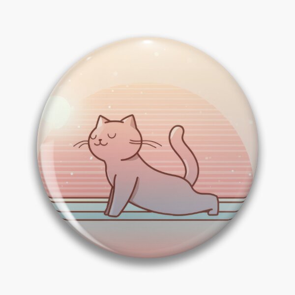 Item preview, Cat practicing yoga at sunrise designed and sold by anytka.