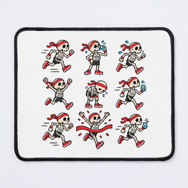 Item preview, Skeleton Runner Race Journey Marathoner designed and sold by chattsuede.