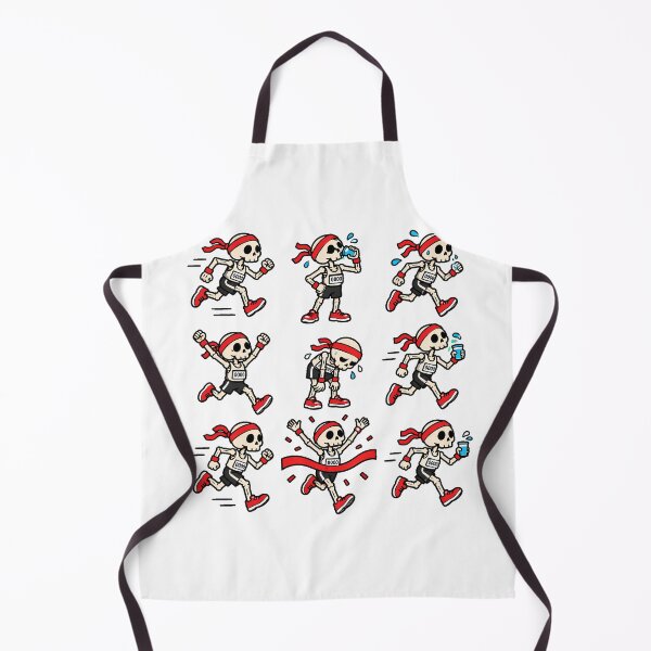 Item preview, Skeleton Runner Race Journey Marathoner designed and sold by chattsuede.