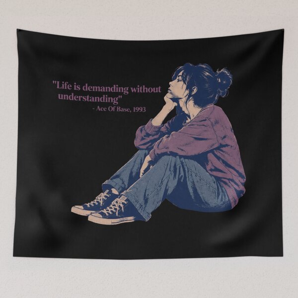 Item preview, Life Is Demanding Retro designed and sold by CheyanneBlake.