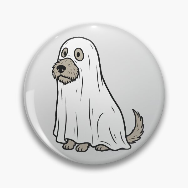 Item preview, Scruffy Ghost Dog designed and sold by Gkinoki.