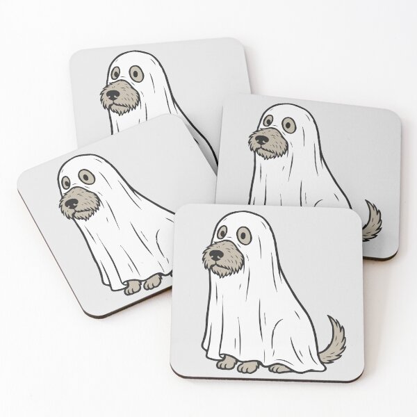 Item preview, Scruffy Ghost Dog designed and sold by Gkinoki.