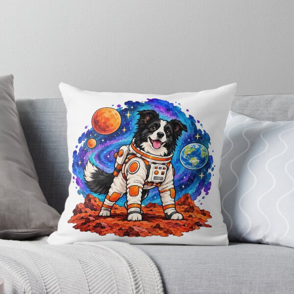Item preview, Collie Astronaut Cosmic Explorer Dog Lover designed and sold by chattsuede.