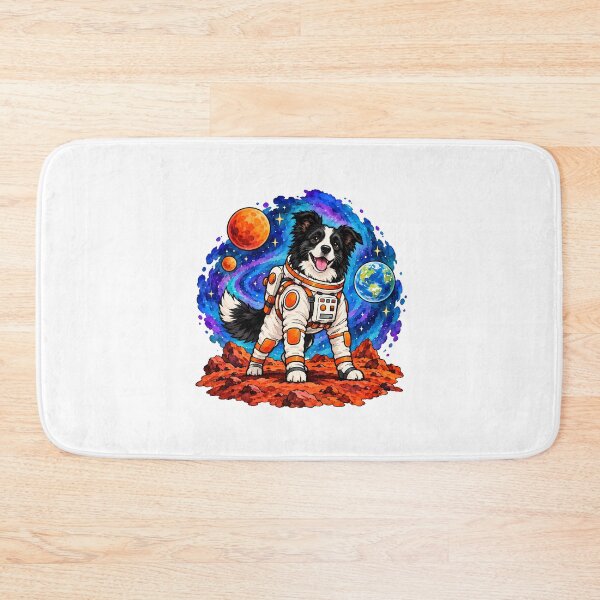 Item preview, Collie Astronaut Cosmic Explorer Dog Lover designed and sold by chattsuede.