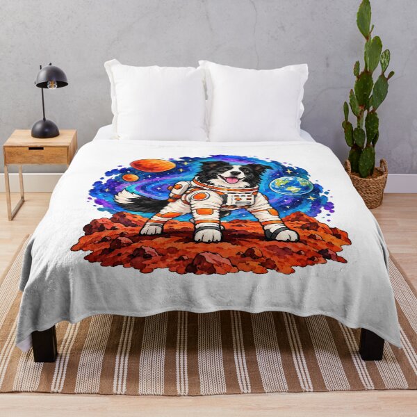 Item preview, Collie Astronaut Cosmic Explorer Dog Lover designed and sold by chattsuede.