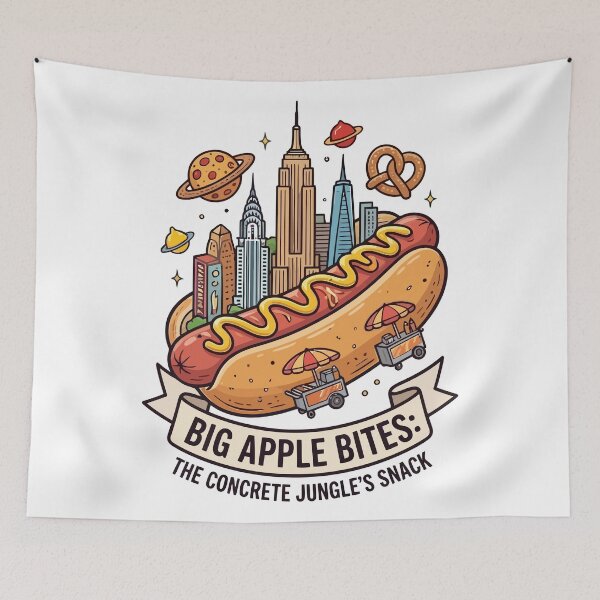 Item preview, Big Apple Hot Dog ("Big Apple Bites") designed and sold by Amir Faysal.