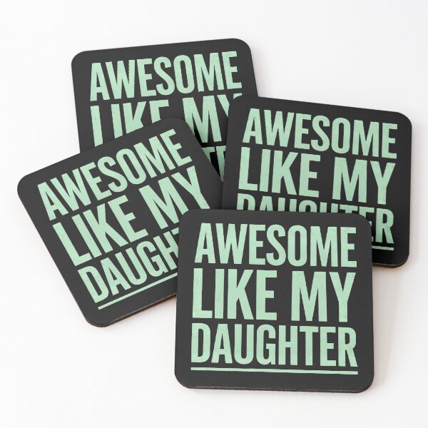 Item preview, Awesome Like My Daughter Bold Typography Family Love Design designed and sold by dragonbol023.