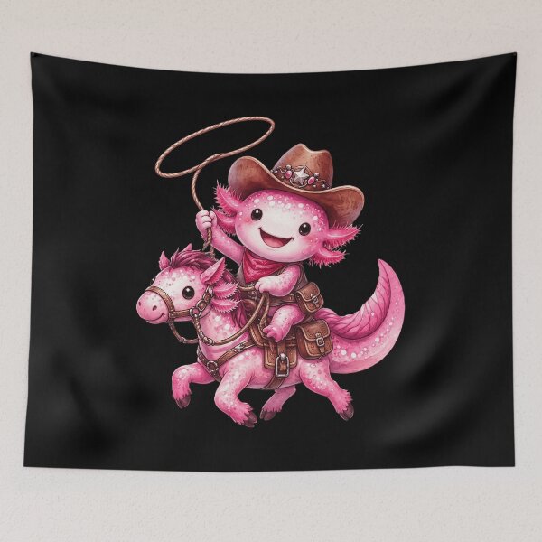 Item preview, Cowboy Axolotl Ride designed and sold by ClaireCum.