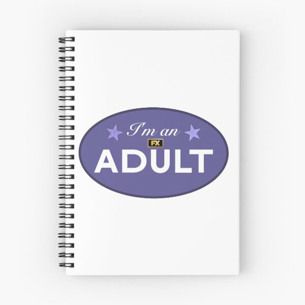 Item preview, I'm an adult sticker purple designed and sold by rilesweir.