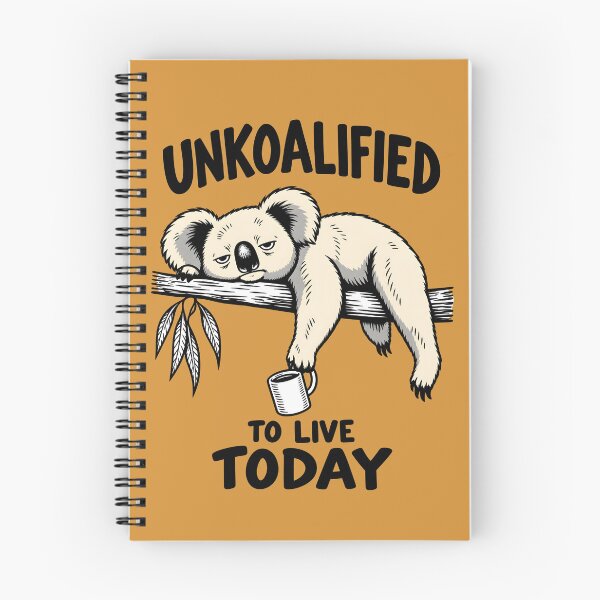 Item preview, Unkoalified To Live Today Funny Koala Meme designed and sold by MagicTheDog.